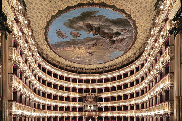 Soffitto Teatro San Carlo di Napoli